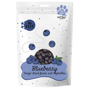 DIERENPAKKET - Lio PEPE Blueberry (bosbes) traktatie 15g