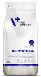 VETEXPERT Veterinary Diet Dog Dermatosis Salmon Potato 12kg