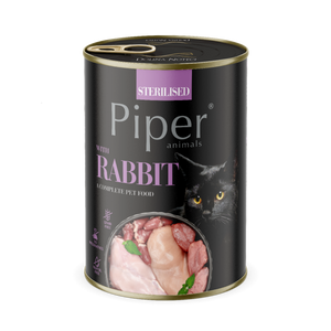 DOLINA NOTECI Piper voor gesteriliseerde katten met konijn 400g