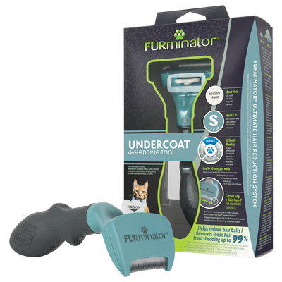 FURMINATOR Tool voor het uitkammen van de ondervacht van kortharige kleine katten