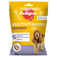 PEDIGREE Multivitaminen Spijsvertering aanvullend diervoeder voor volwassen honden, kipsmaak 180 g
