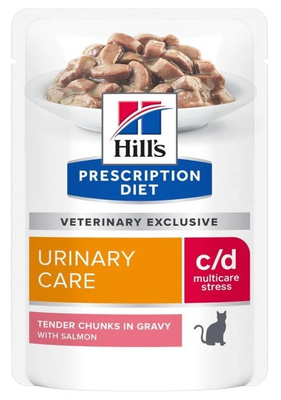 Hill's Prescription Diet c/d Urinary Stress Feline Salmon 12x85g