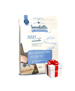 BOSCH Sanabelle Adult Forel 10kg + GRATIS een verrassing voor je kat!