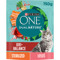 PURINA ONE® DualNature® URI-BALANCE Gesteriliseerd met Veenbes, ingrediënt nr. 1 Zalm