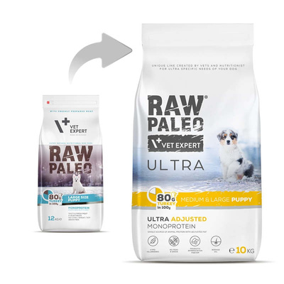 Vetexpert Raw Paleo Ultra Kalkoen Puppy Medium/ Large 10kg