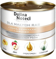 Dolina Noteci Premium voor kleine honden met gans, aardappel en appel 12x185g