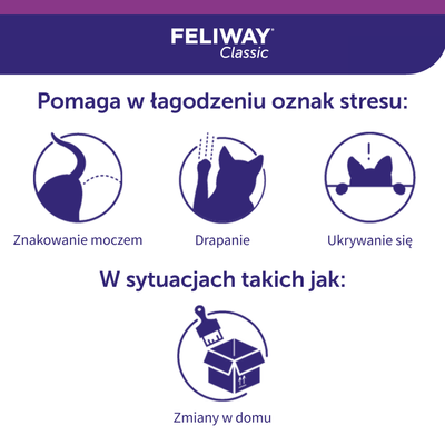 Ceva Animal Health Polska Sp. z O.o Feliway Classic Diffuser Cartridge 48ml 