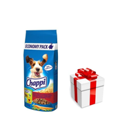 Chappi Droogvoer voor honden met Rundvlees, Gevogelte en Groenten 13,5 kg + GRATIS een verrassing voor je hond!