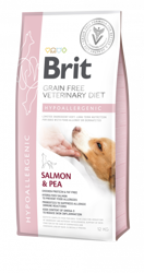 Brit Grain Free Veterinary Diet Hypoallergenic Zalm met Erwten 12kg