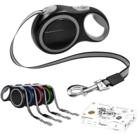 NUXIE® Premium automatische singel hondenriem 5m 20kg (willekeurige kleur)