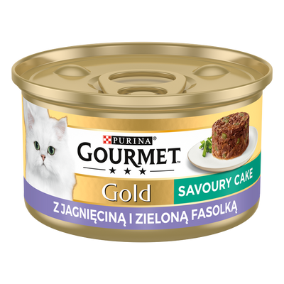 Purina Gourmet Gold Hartige Taart met Lam en Groene Bonen 85g