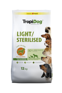 Tropidog Premium Light Sterilised Kip met Rijst 12kg