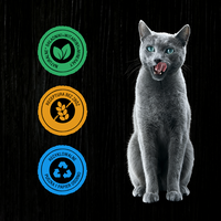  SHEBA blikje 400 g Nature's Collection - volledig natvoer voor volwassen katten, gevogeltecocktail met lever en visolie met wortelgarnituur, in terrine