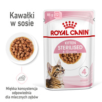ROYAL CANIN Kitten Sterilised Sauce 12x85g 