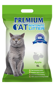 Premium Cat Clumping Bentonite Nest - Appel voor katten 5L