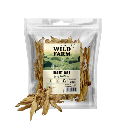 WILD FARM konijnenoren 300g hondensnoepjes