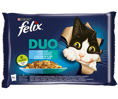 Felix Duo Vissmaken in Gelei 4x85g