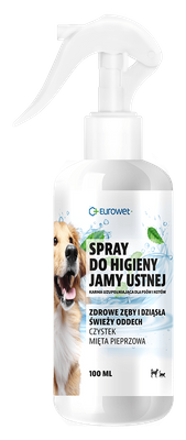 Eurowet Mondhygiëne Spray met Astragalus en Pepermunt 100ml 