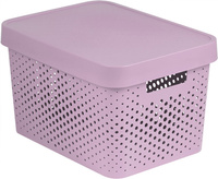 Curver Infinity 17l Roze Opengewerkte Container met Deksel