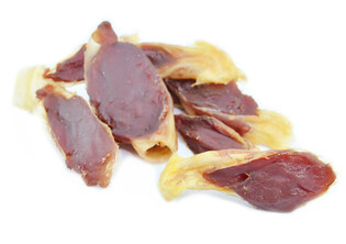 MACED konijnenoor gevuld met eend 500g