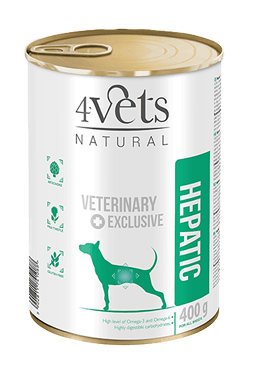 Dolina Noteci 4Vets Hepatic voor Honden 400g