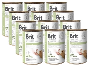 Brit Grain Free Veterinary Diet Hondendieet met Lam en Erwten 12x400g