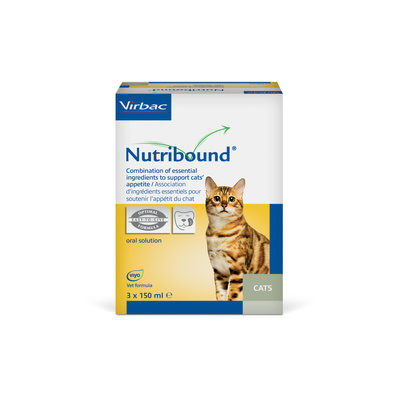  VIRBAC Nutribound orale oplossing voor herstellende katten 3x150 ml-nieuwe versie