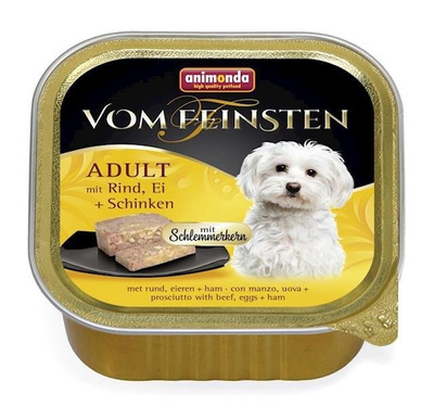 ANIMONDA Dog Vom Feinsten Adult Rundvlees, Eieren Ham 150g
