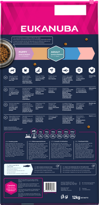 Eukanuba Adult Small&Medium Graanvrije Zalm 12kg