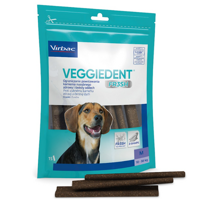 Virbac Veggiedent Fresh Bite M (10-30kg) 15st