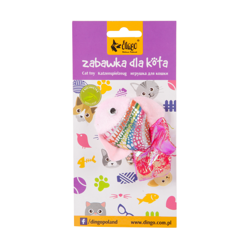 Dingo Pluche Roze Vis Kattenspeelgoed
