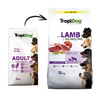 Tropidog Premium Adult Medium & Large Breed Lamb & Rice 12kg