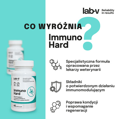 LAB-V Immuno Hard - Immuunversterking voor honden en katten 45 capsules