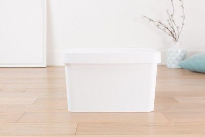 Curver Infinity Bin met Deksel Wit 17l