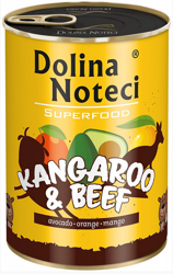 Dolina Noteci Supervoeding Kangoeroe en Rundvlees 400g
