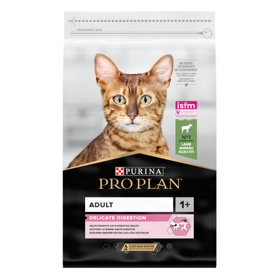 PRO PLAN Delicate Digestion Adult kattenvoer rijk aan lam 10kg