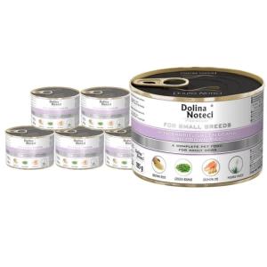Dolina Noteci Premium voor kleine honden met Konijn, Bonen en Rijst 12x185g