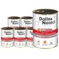 Dolina Noteci Premium Junior Rijk aan runderhartjes 24x400g