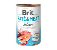 Brit Pate & Vlees met Zalm 12x400g