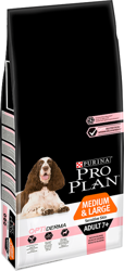 Purina Pro Plan Medium & Large 7+ Sensitive Optiderma Zalm & Rijst 14kg