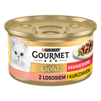Purina Gourmet Gold Zalm met Kip in Saus 85g