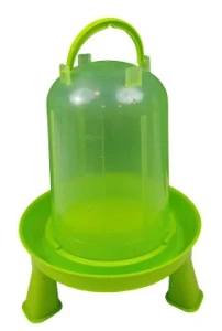 Pluimveedrinkbak, met poten, 5 l, pistachegroen