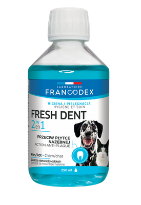 Zolux Francodex Fresh Dent Vloeibare Mondhygiëne voor honden en katten 250ml
