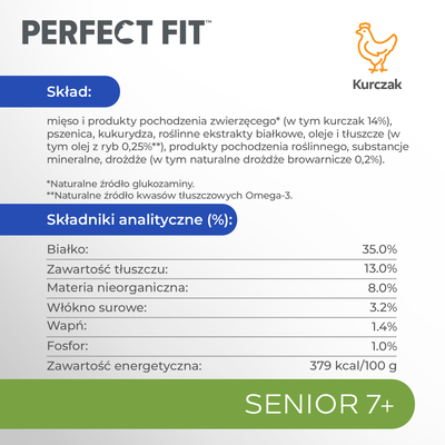 PERFECT FIT Senior 7+ met kip 750g 
