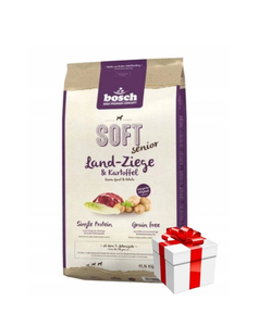 BOSCH Soft Senior Geit & Aardappel 12.5kg + GRATIS een verrassing voor je hond!