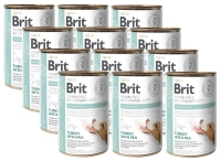 Brit Green Free Veterinary Diet Honden Struviet Kalkoen met Erwten 12x400g