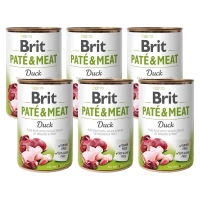 Brit Pate & Vlees met Eend 6x400g