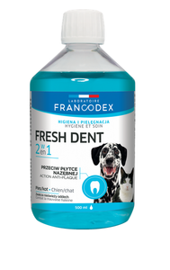 FRANCODEX Fresh dent - mondhygiënevloeistof voor honden en katten 500ml