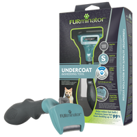 FURMINATOR Tool voor het uitkammen van losse ondervacht bij langharige kleine katten