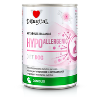 Disugual Veterinary natvoer voor honden HYPOALLERGENIC Konijn (volwassen) 400g